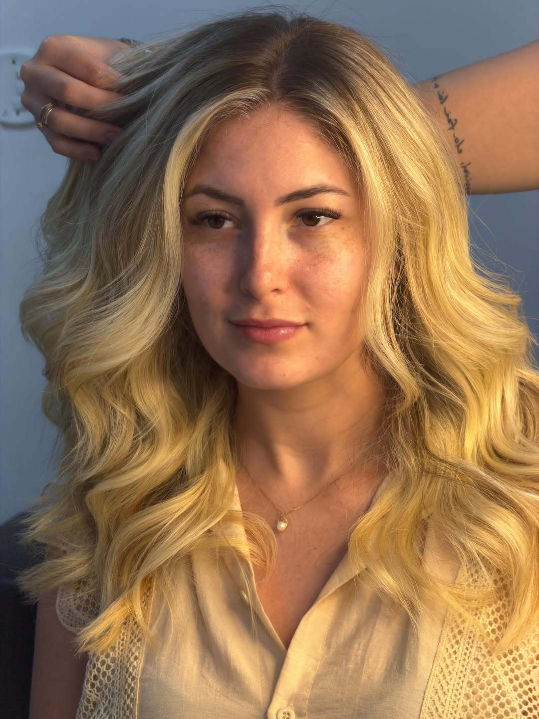 Honey blond!
